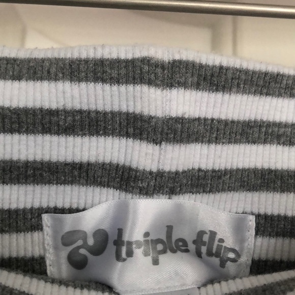 Triple flip girls sweatpants, girls size 7-8 - Picture 3 of 3